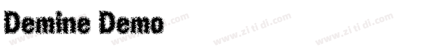 Demine Demo字体转换